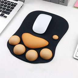 Mouse Pad Anti-skid Cute Cat Paw 3D Wrist Rest Silicone Mouse Mat for  Optical Mouse 